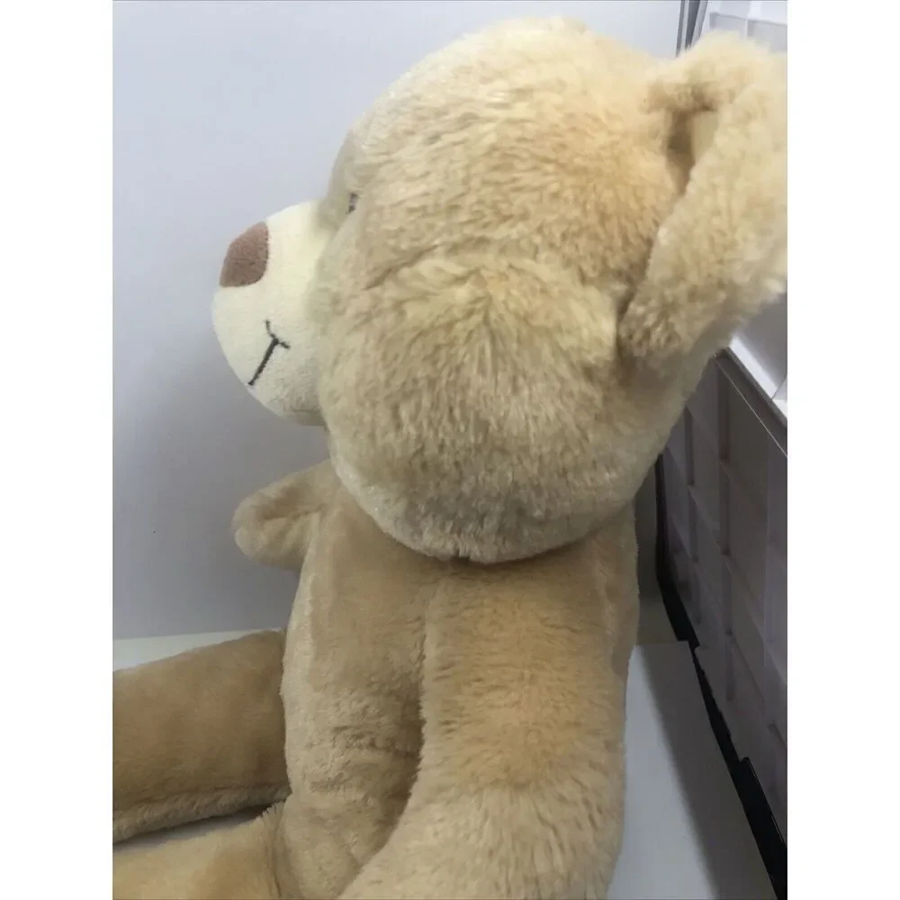 Build a Bear Plush Smiling Teddy Bear Tan Plain Stuffed Animal Toy BAB